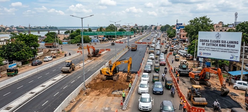 Odisha Clears Six-Laning of Two Key Cuttack Ring Road Stretches to Ease Traffic Congestion